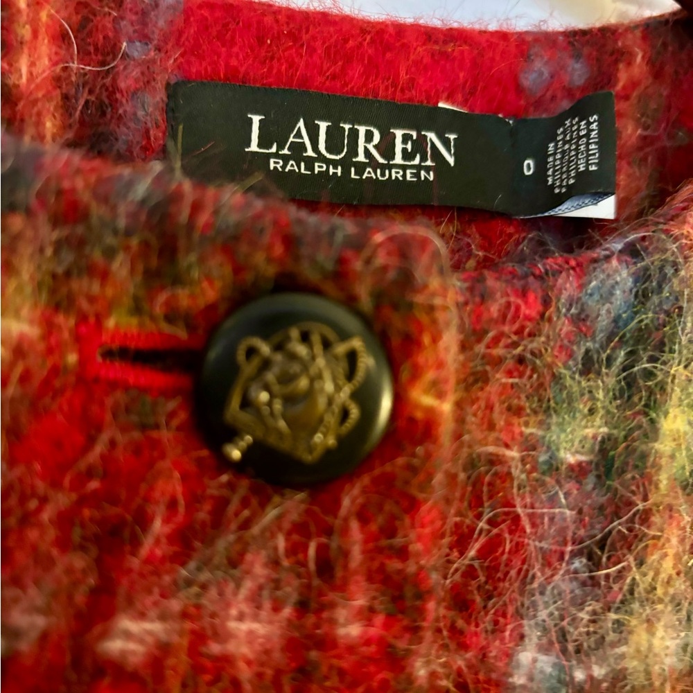 Ralph Lauren Cropped Plaid Jacket - Picture 7 of 7